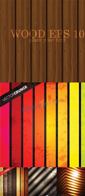 木质条纹纹样矢量图下载